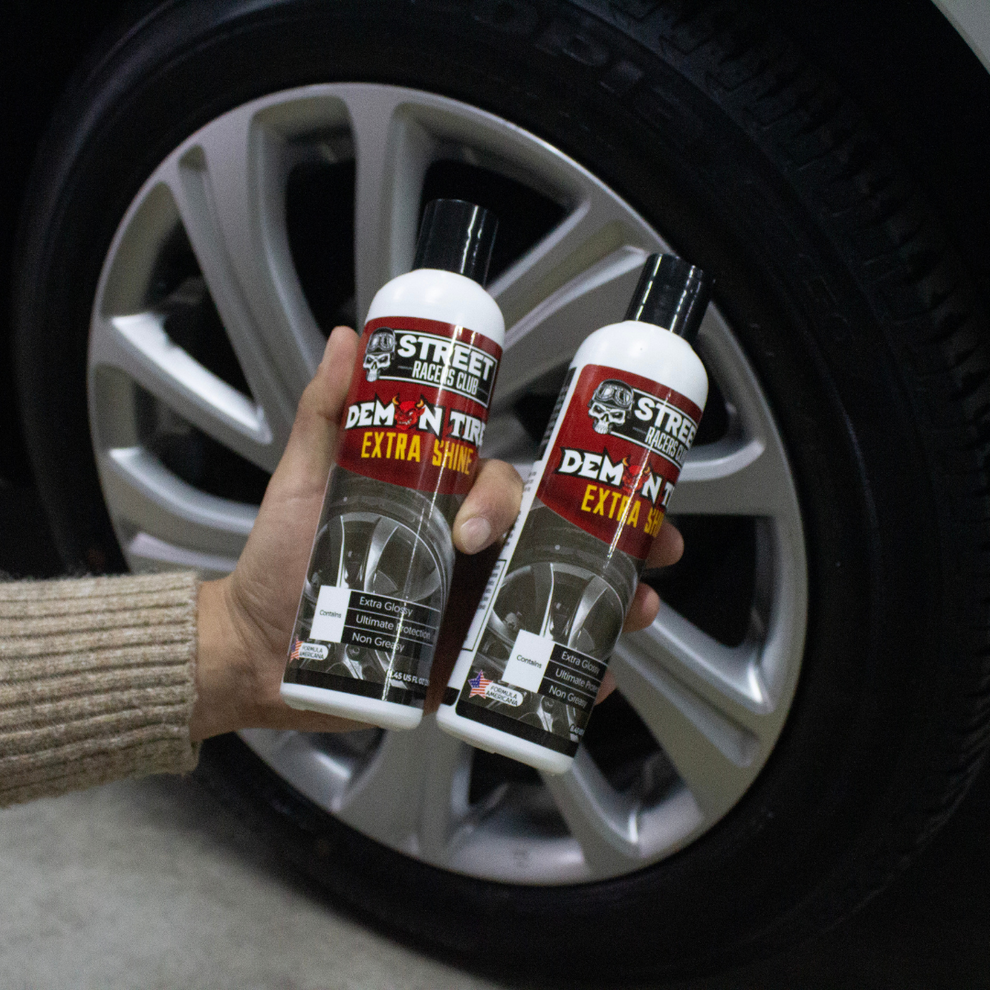 KIT COMPLETO PARA TU AUTO Brillo de Llantas + perfume alfa