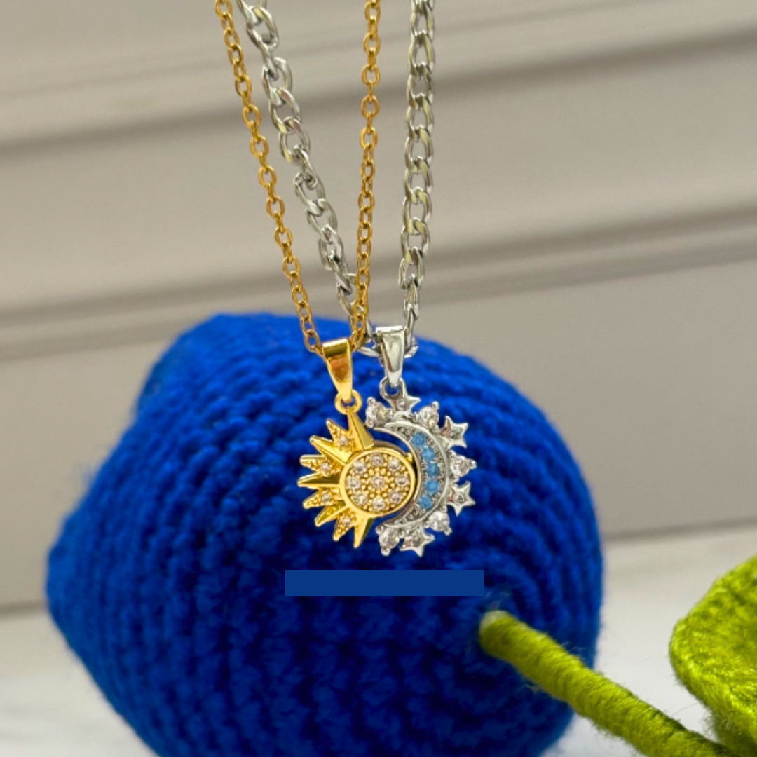 collar sol y luna T + Serum Bioaqua (Alargador de Pestaña)