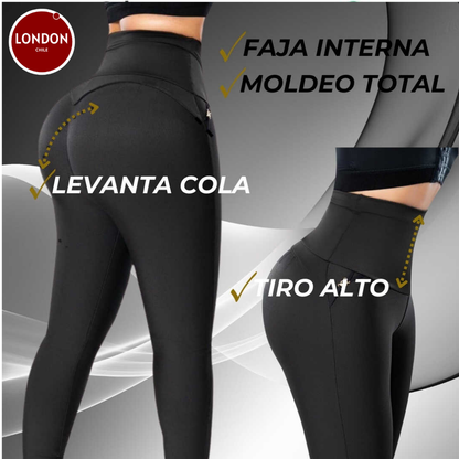 PowerShape™ – Leggings Moldeadores con Efecto Push-Up | Paga al Recibir 🍑✨