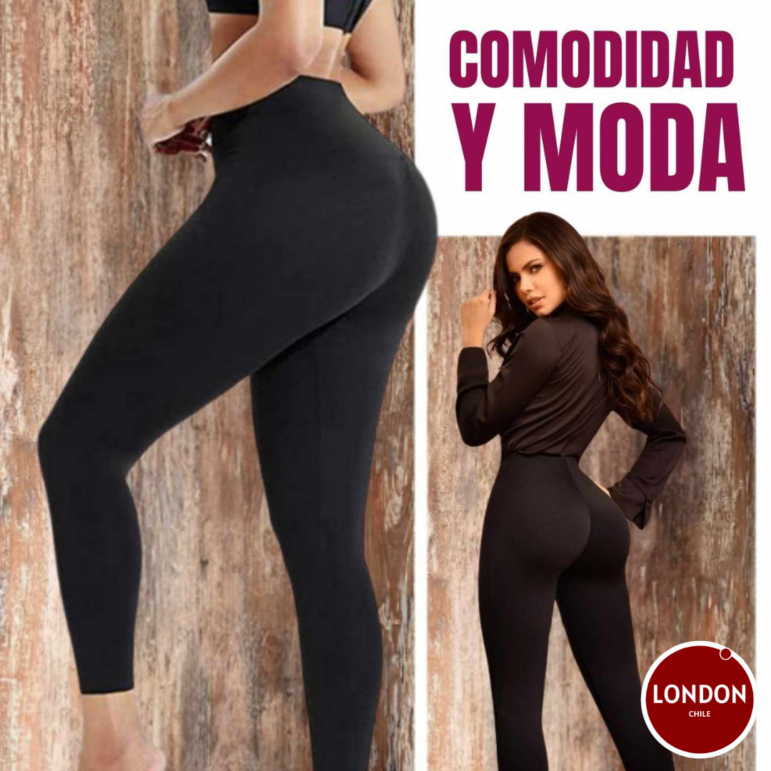 PowerShape™ – Leggings Moldeadores con Efecto Push-Up | Paga al Recibir 🍑✨
