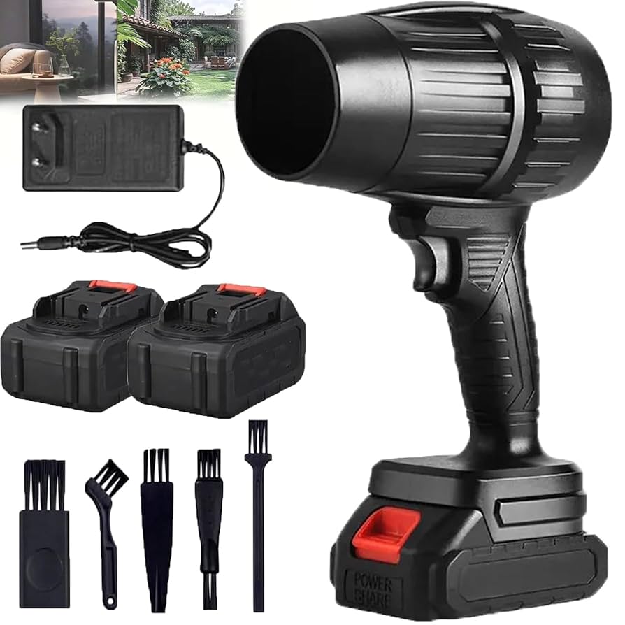 Sopladora TurboClean con Baterías de Larga Duración