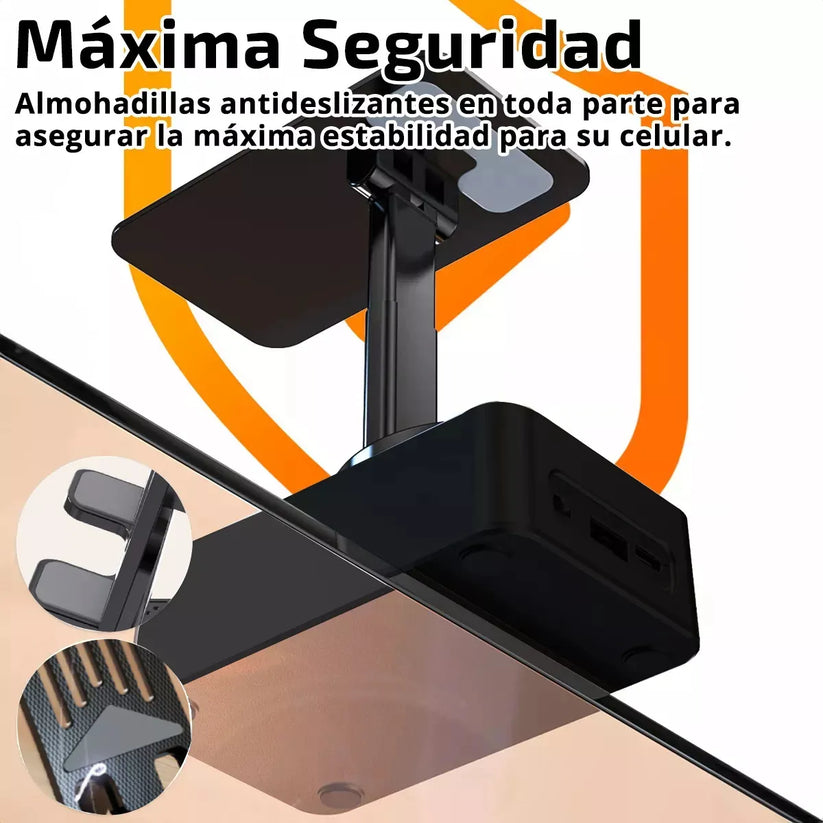 3 En 1 Bocina Bluetooth Inalámbrica Con Soporte Para Celular