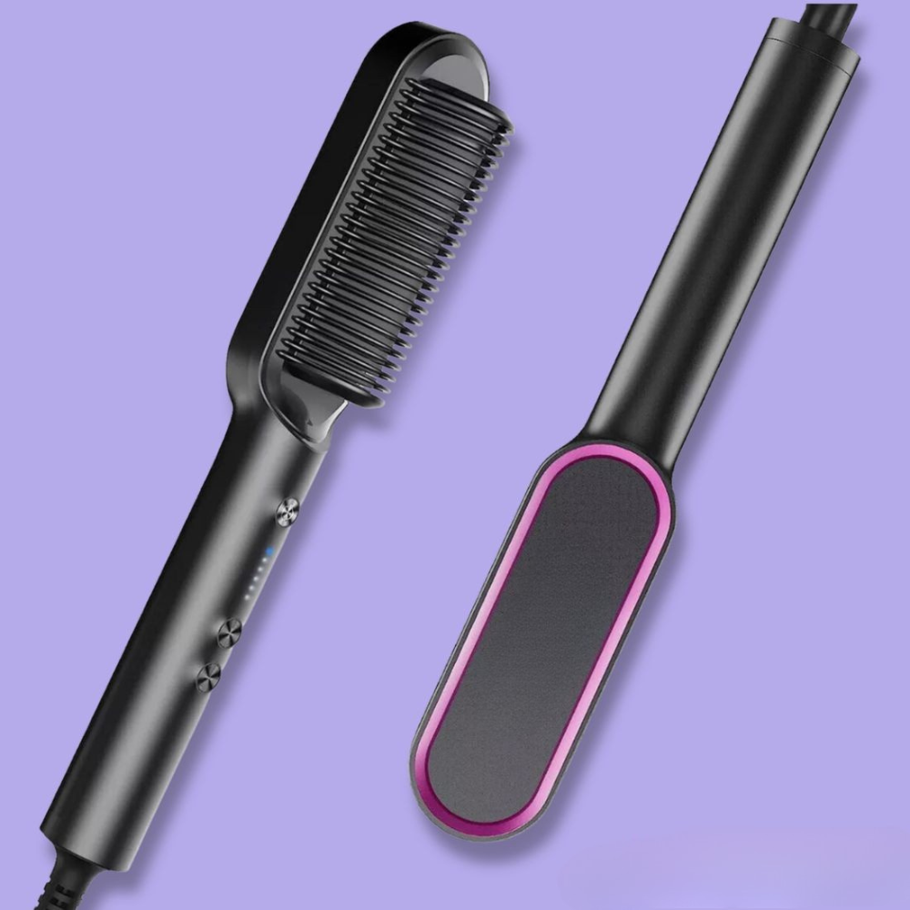 GlowLiss® - Cepillo Alisador Premium - Transforma tu Melena en Segundos😍