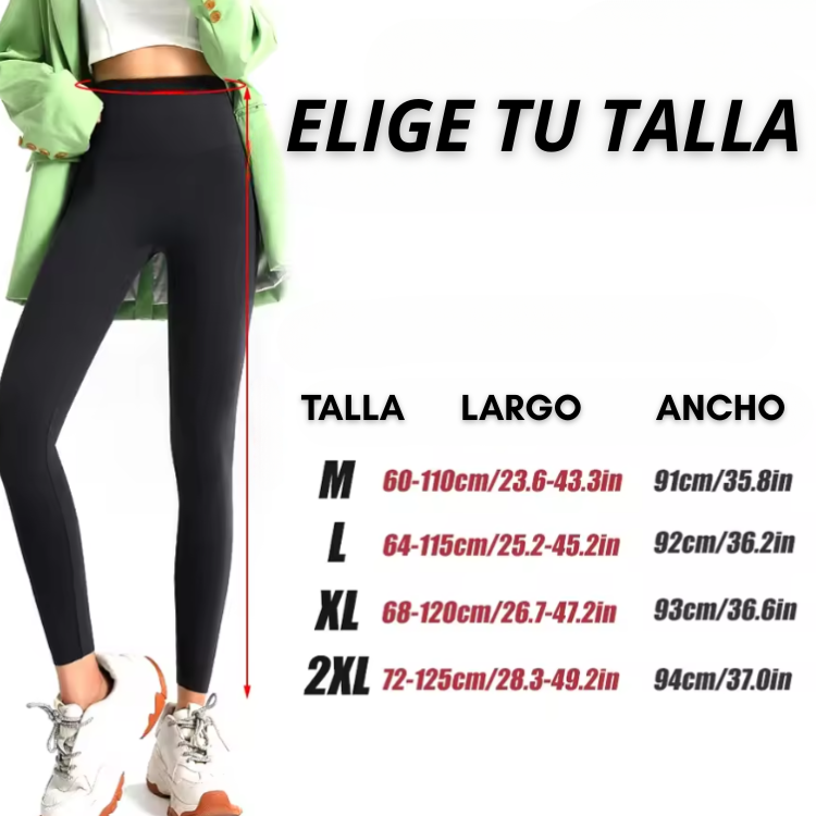 Calza de Polar Deportiva Tiro Alto con Efecto Levanta Glúteos - 😍PRODUCTO EN TENDENCIA😍