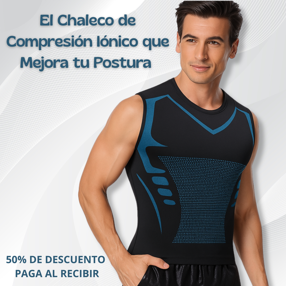 Chaleco de Compresión Iónico con Corrector de Postura - 😱PRODUCTO EN TENDENCIA😱