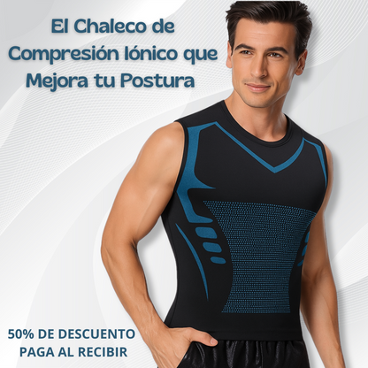 Chaleco de Compresión Iónico con Corrector de Postura - 😱PRODUCTO EN TENDENCIA😱