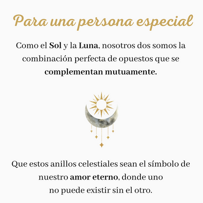 ANILLOS SOL Y LUNA
