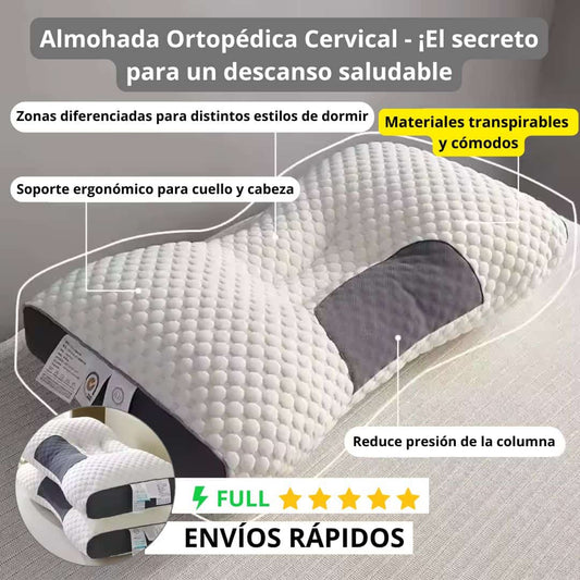 Almohada cervical de espuma viscoelástica