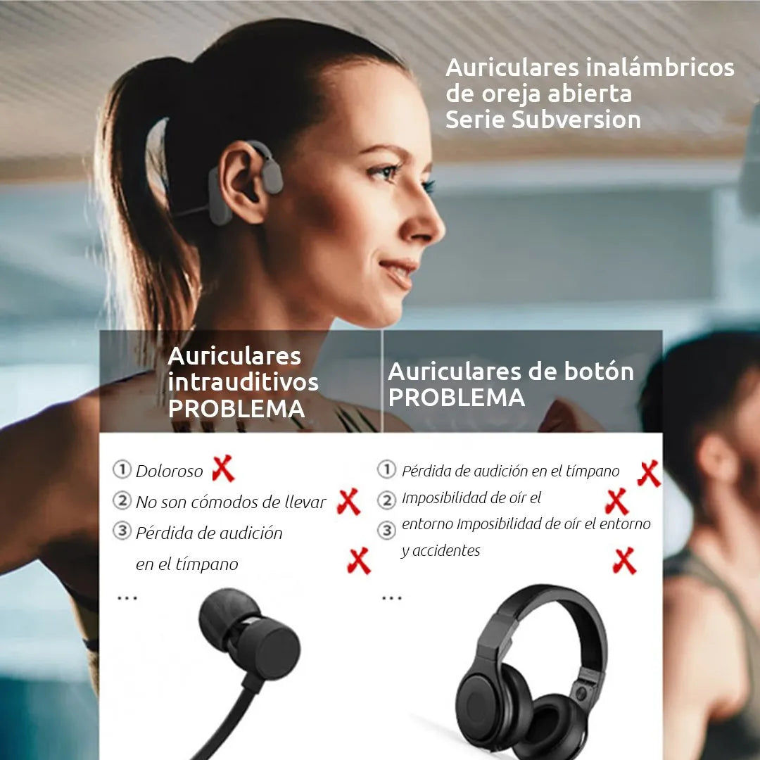Auriculares de Conducción Ósea™ (45% Descuento)