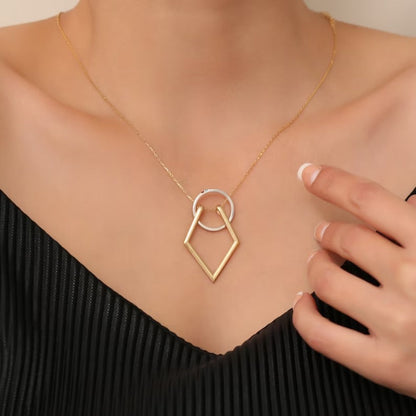 Collar de lujo porta anillos