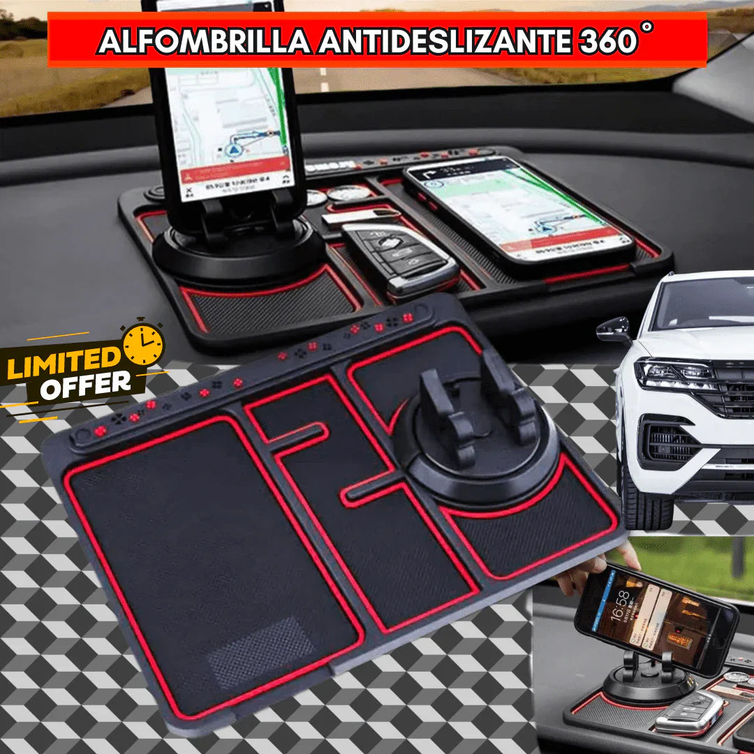 Soporte Antideslizante para Celular 4 en 1 para Auto