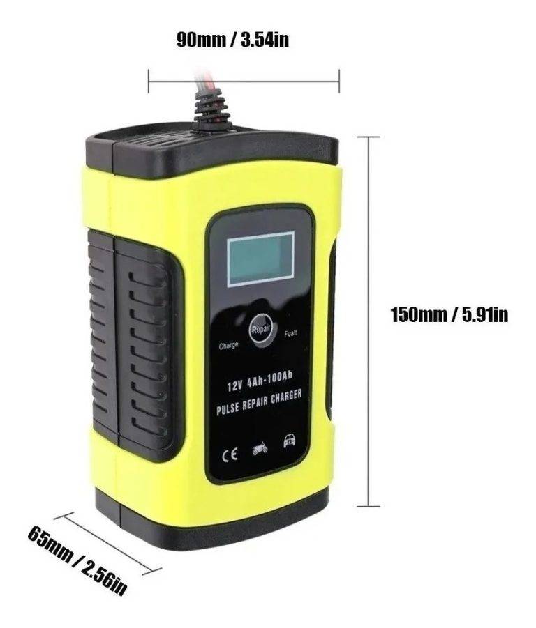 Cargador Inteligente de Batería de Auto 12V - ¡Revitaliza tus Baterías!