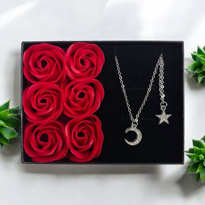 Box de Rosas Eternas con Collar Mágico - Lleva 2 y Paga 1🌹❤️😍
