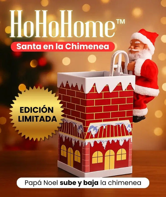 Papá Noel Chimenea con Música y Movimiento