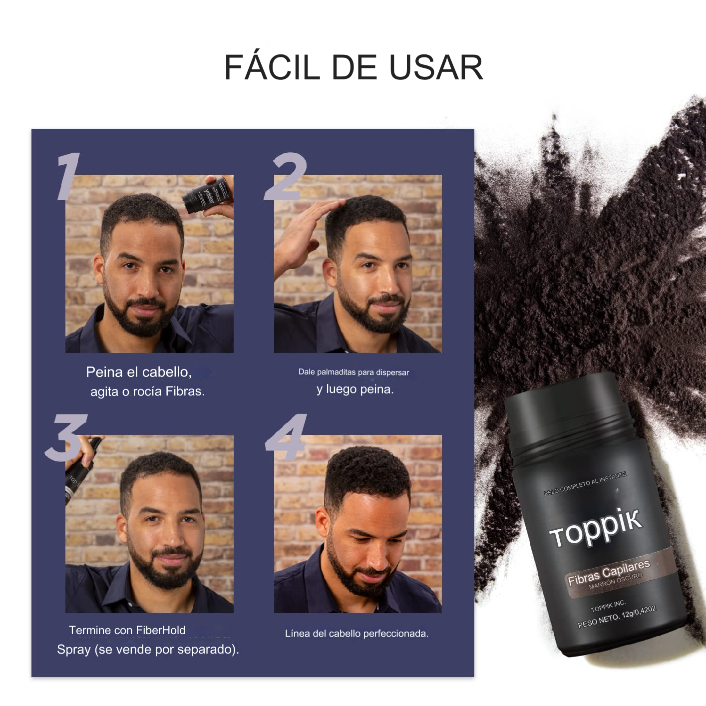 Toppik ® 💇‍♂️✨ Retoma tu confianza